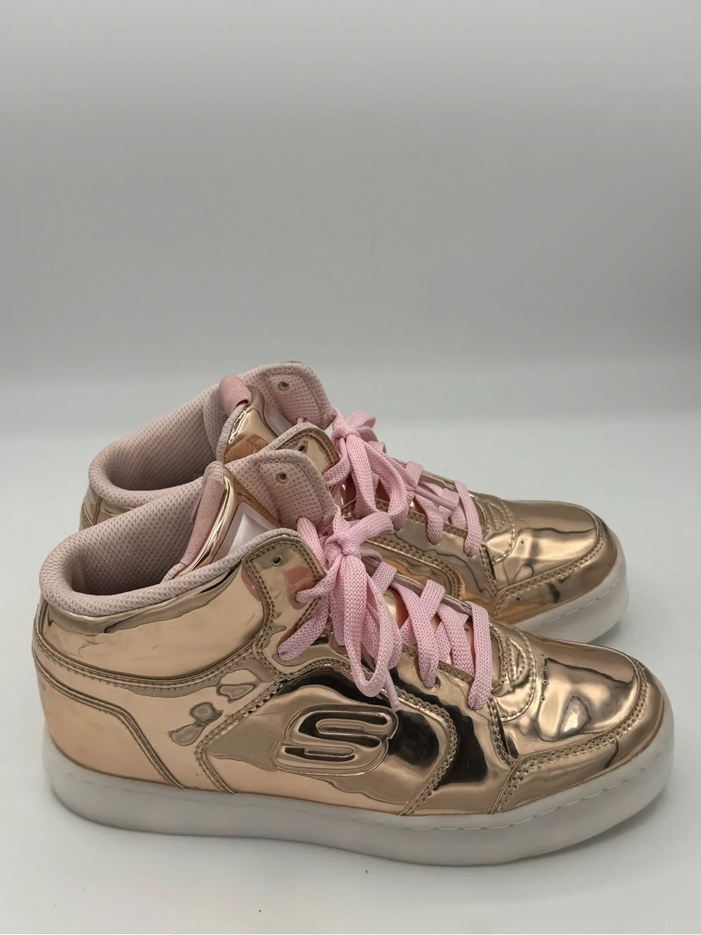 Skechers Energy Lights Dance n Dazzle Metallic Rose Gold - 11 Light Modes